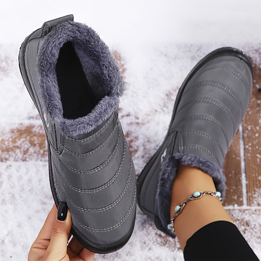 Sinclair™ | Warm Winter Slip-On Boots