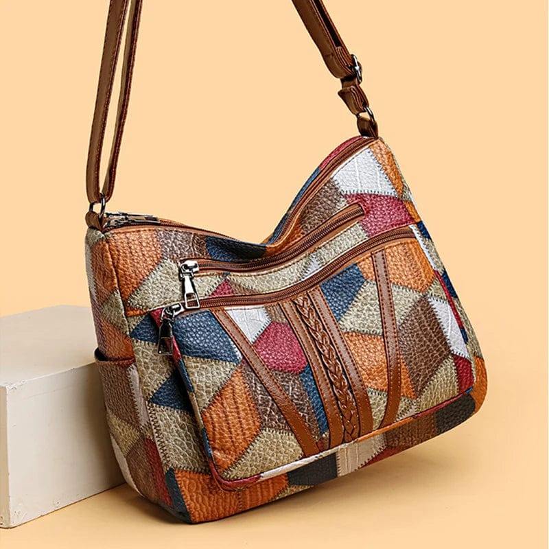 Sinclair™ | Mosaic Leather Handbag