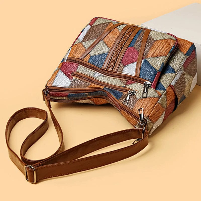 Sinclair™ | Mosaic Leather Handbag