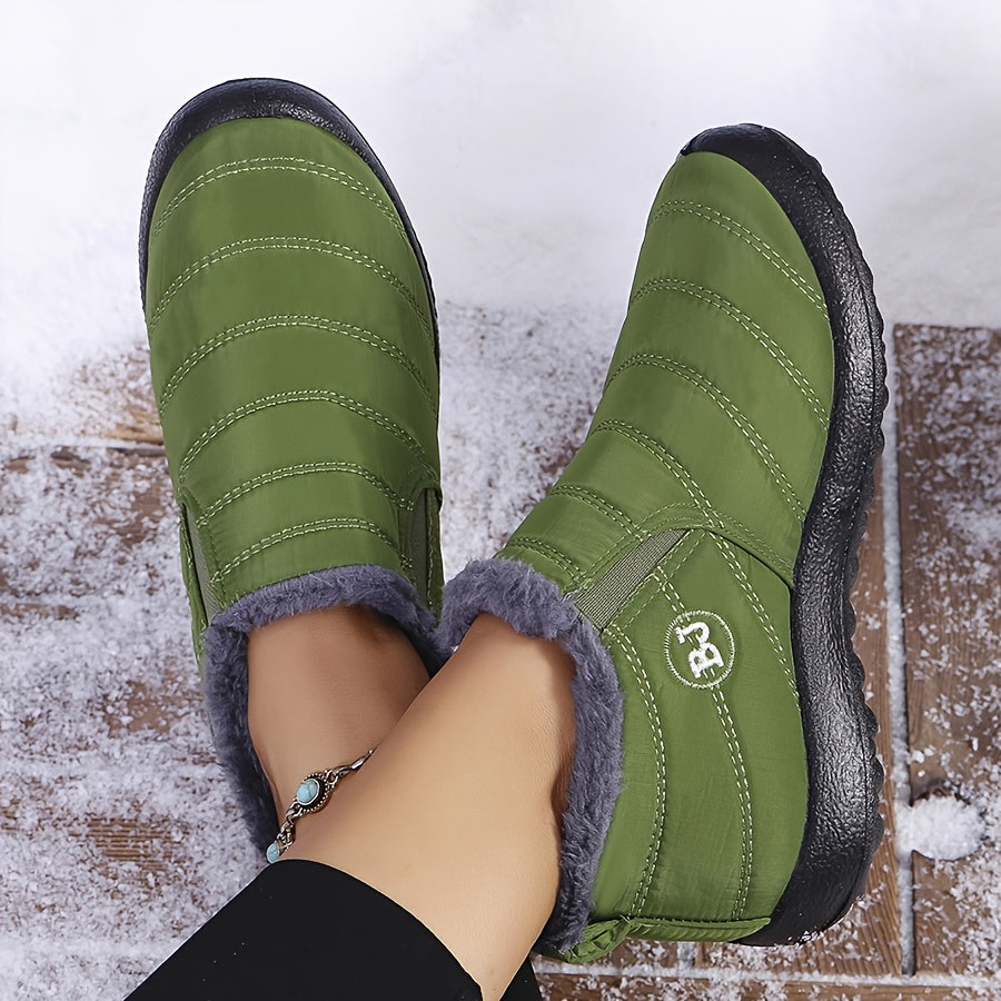 Sinclair™ | Warm Winter Slip-On Boots