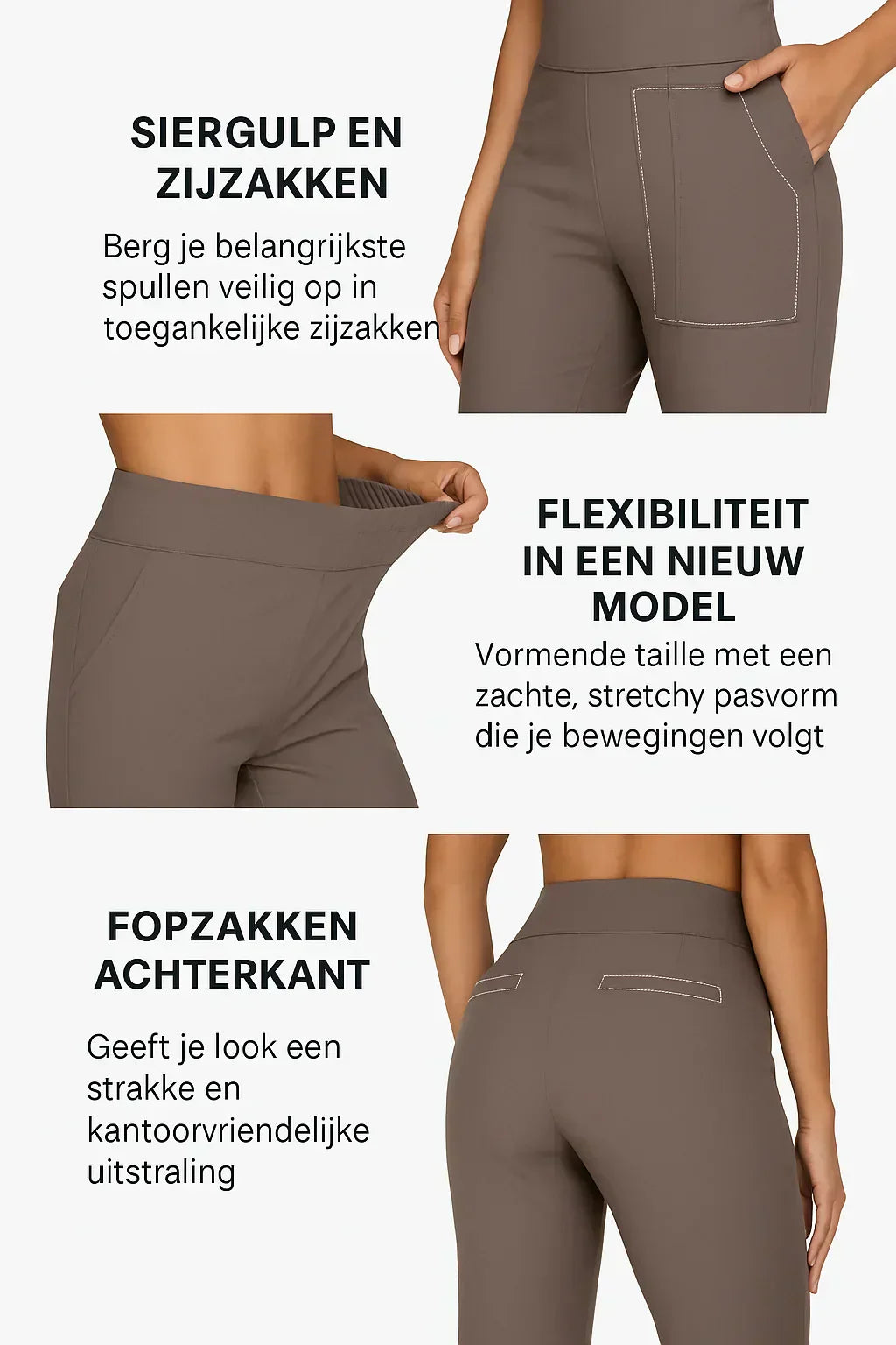 Sinclair™ | Elegant trousers in soft jersey