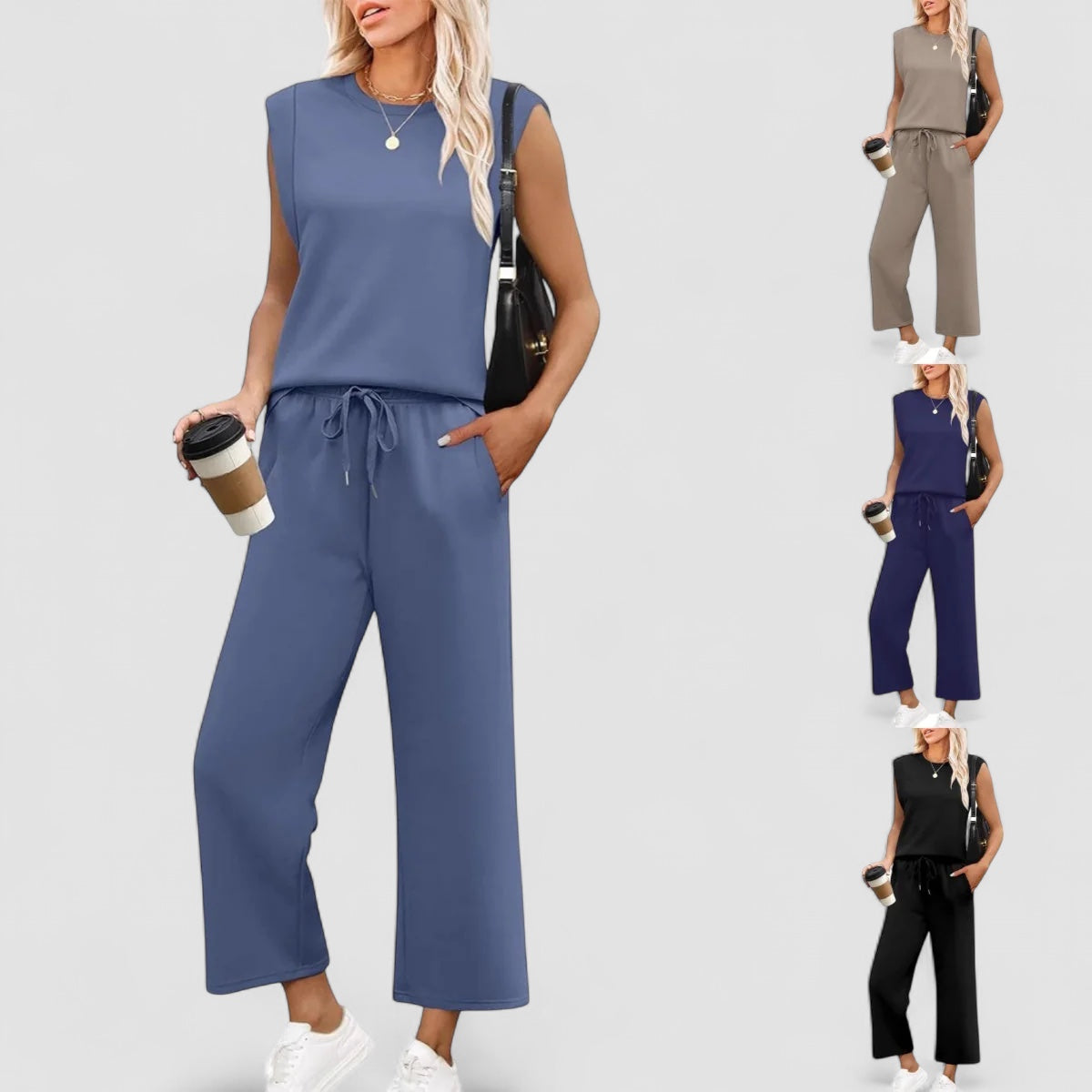 Sinclair™ | Ania - Two-Piece Ladies' Set – Soft, Elegant and Stylish