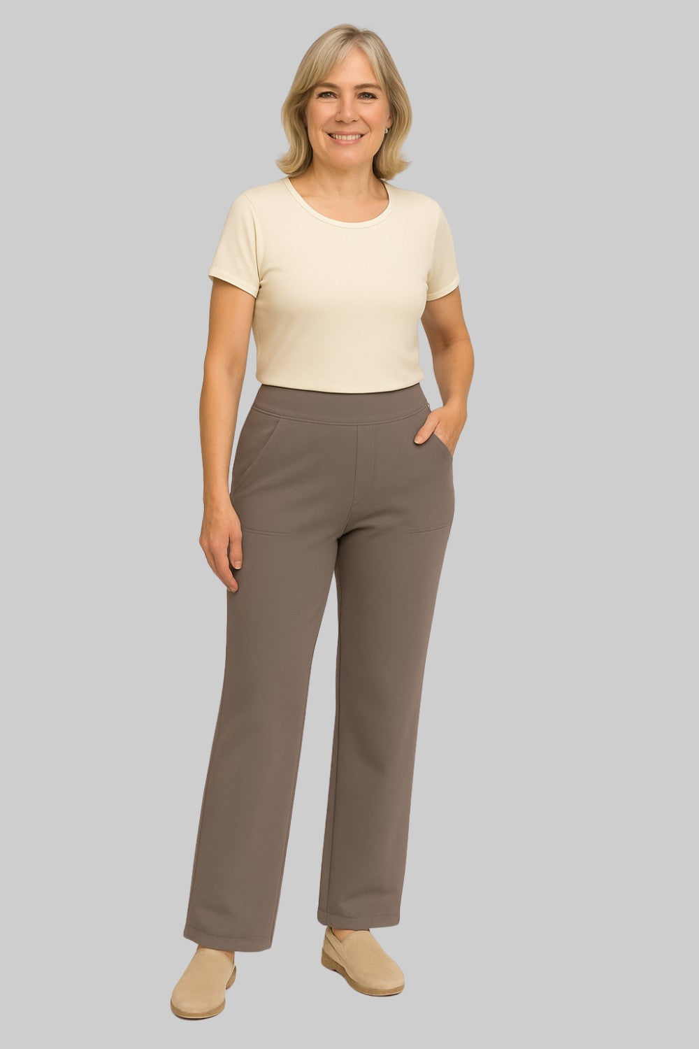 Sinclair™ | Elegant trousers in soft jersey