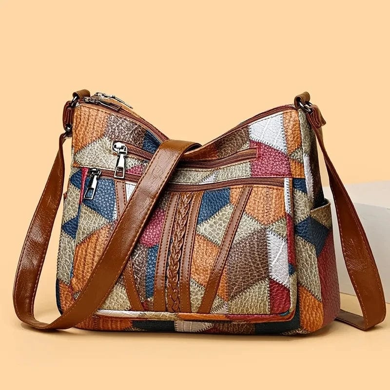 Sinclair™ | Mosaic Leather Handbag